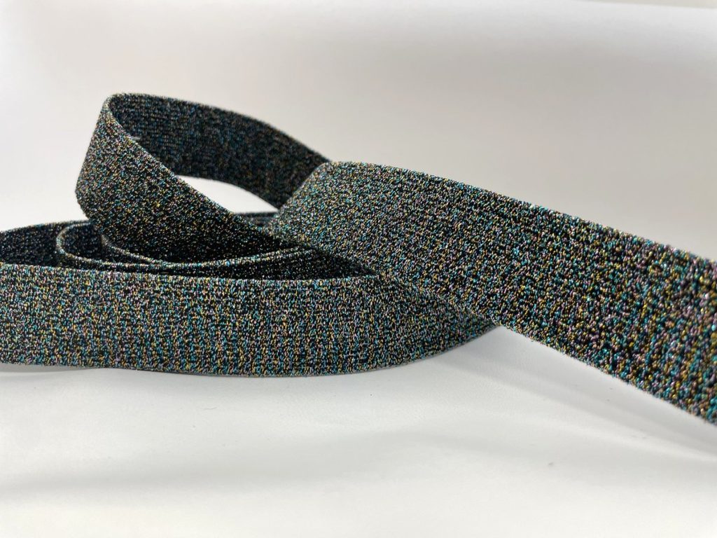 Fancy elastic ribbon with sequins REM2279