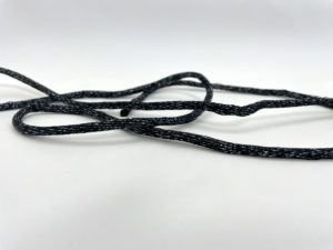 Cordón negro y plateado RRM2363
