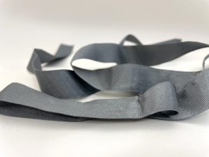 Cinta de grosgrain gris RRM2611