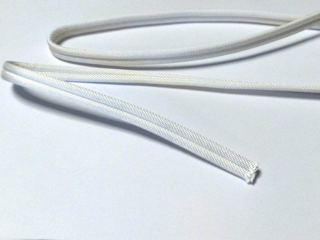 White viscose double cord 22406