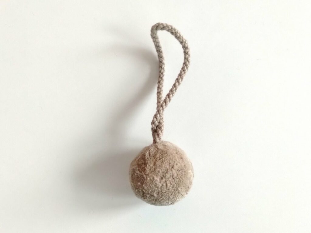 Pompon key tassel