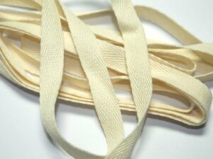 Yellow twill ribbon