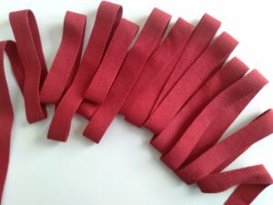 Red linen twill tape GT 2203-023