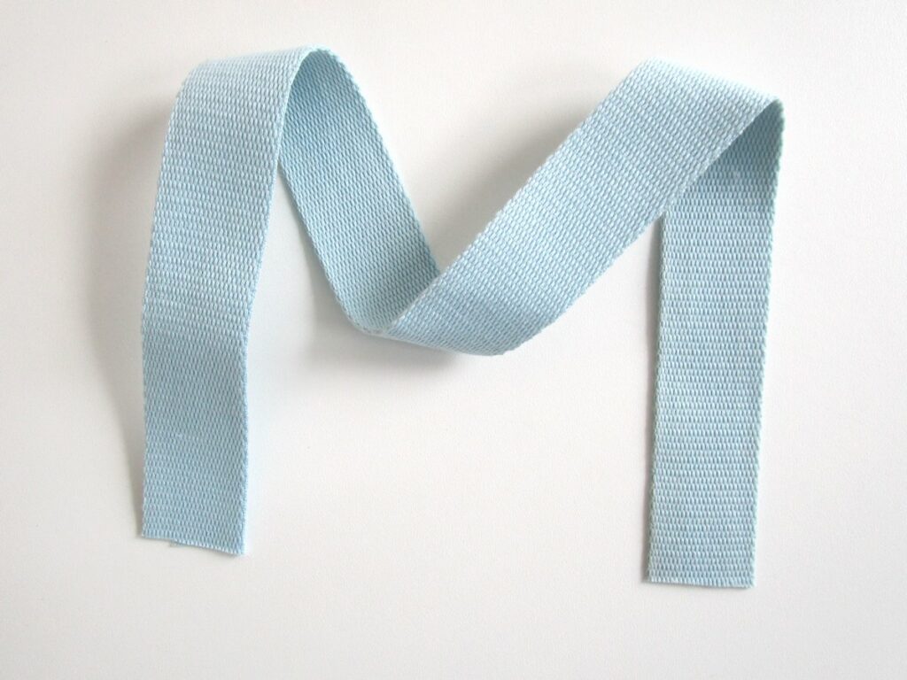 Blue cotton taffeta ribbon RRM2234/30