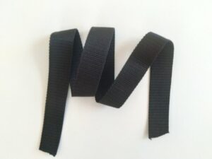 Black taffeta ribbon RRM2749/25