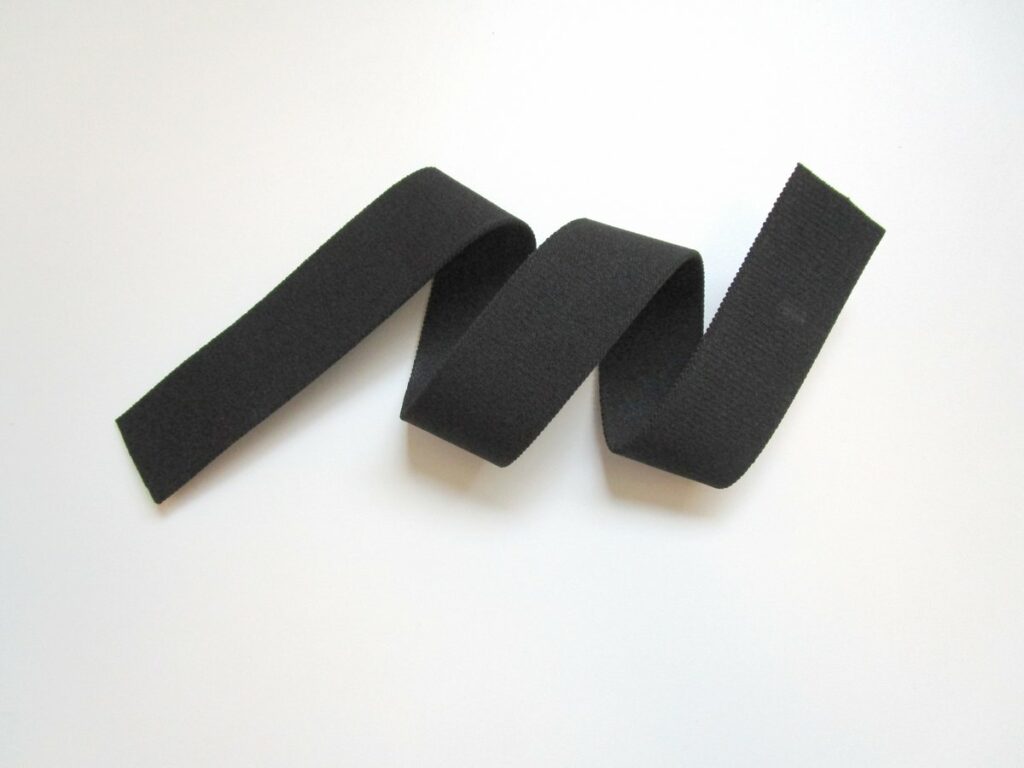 35mm black elastic strap REM2646/35