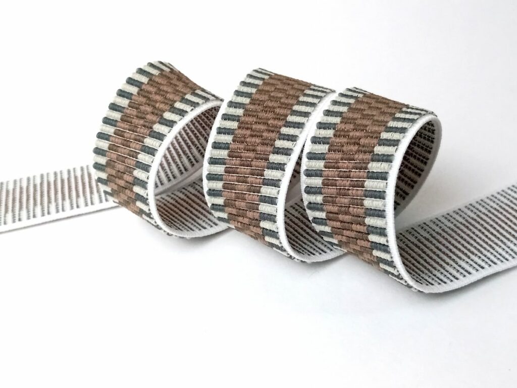 Ruban gros grain élastique multicolore - REM 1852-30