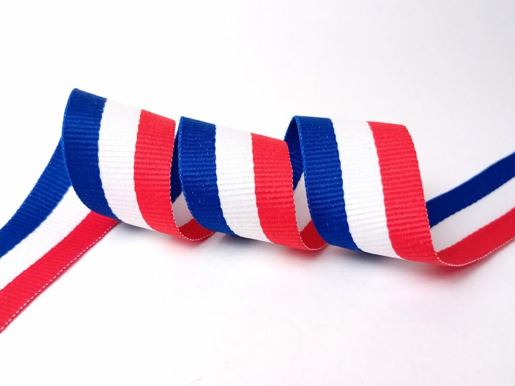 ruban gros grain tricolore - RRM 2682-30
