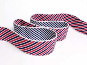 dreifarbiges elastisches Jacquardband - MJE3234