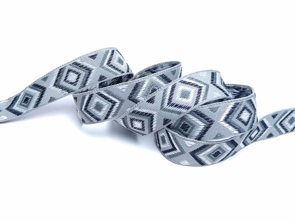 Ruban jacquard rigide à motifs - MJR2820
